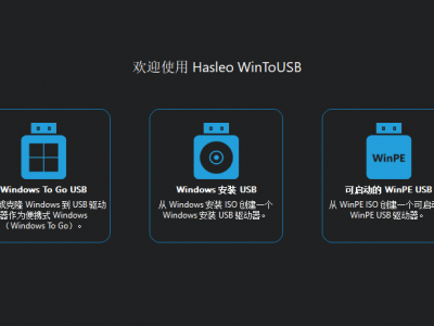 工具软件丨Hasleo WinToUSB V7.8多种版本下载